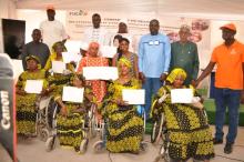 CEREMONIE REMISE DES ATTESTATIONS ET TITRES DE QUALIFICATION AU CENTRE ONFP DE KAOLACK