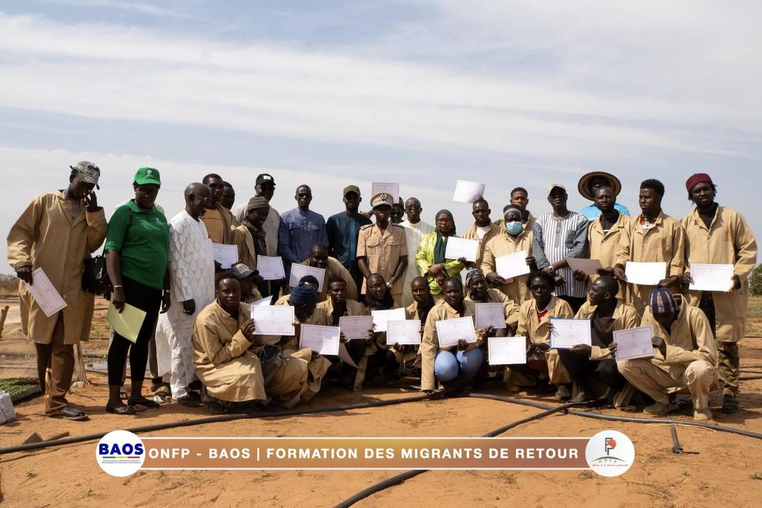ONFP- BAOS | Formation des migrants de retour en AGRO-ECOLOGIE