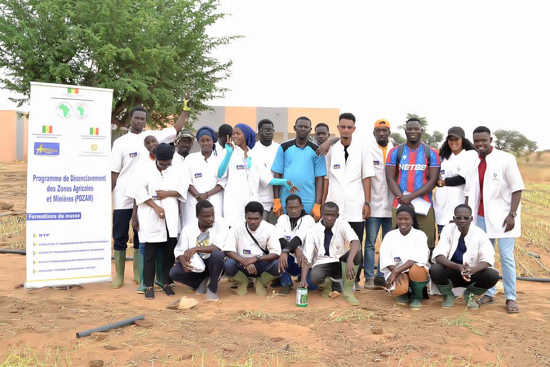 PDZAM, Maraîchage par système d'aspersion goutte à goutte à Louga