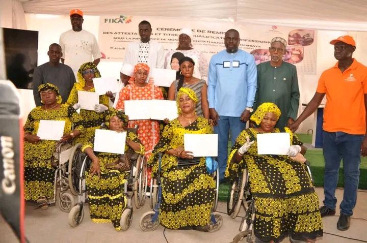 CEREMONIE REMISE DES ATTESTATIONS ET TITRES DE QUALIFICATION AU CENTRE ONFP DE KAOLACK