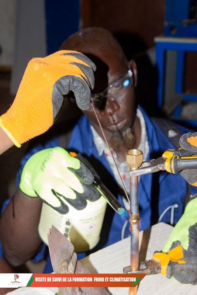 Visite de suivi de la formation froid et climatisation